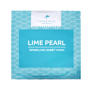 sparkling sheet face mask lime pearl 20 ml